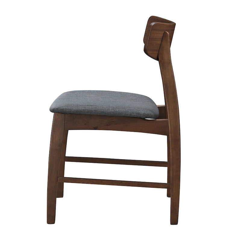 Chaises d'appoint Largo en bois massif (lot de 2)
