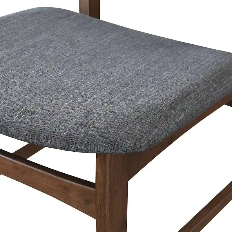 Chaises d'appoint Largo en bois massif (lot de 2)