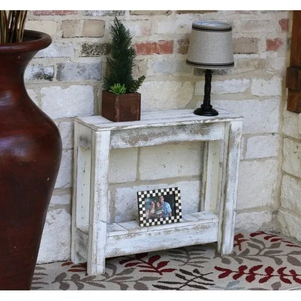 Table d'appoint rustique bohème