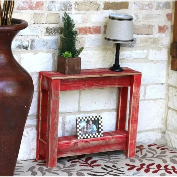 Table d'appoint rustique bohème