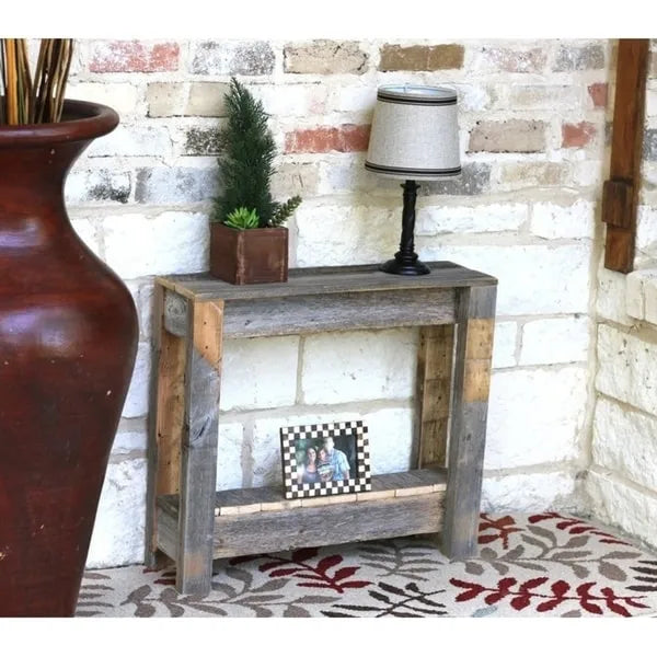 Table d'appoint rustique bohème