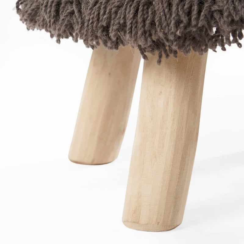 Tabouret Roja en tissu bohème fait main par Christopher Knight Home