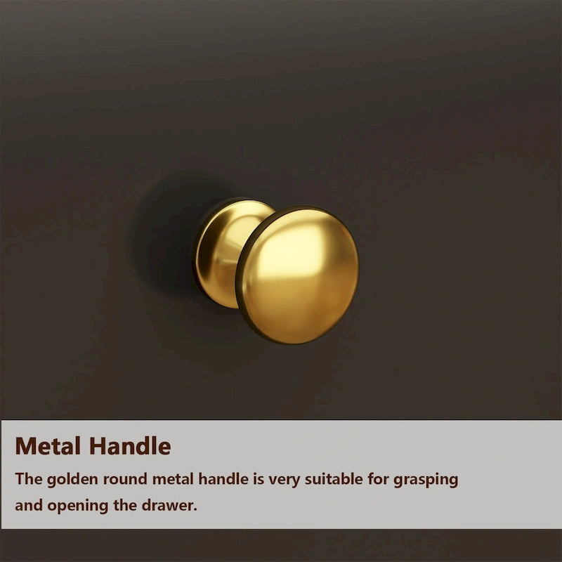 Commode moderne blanche à 6 tiroirs, coffre de rangement en bois