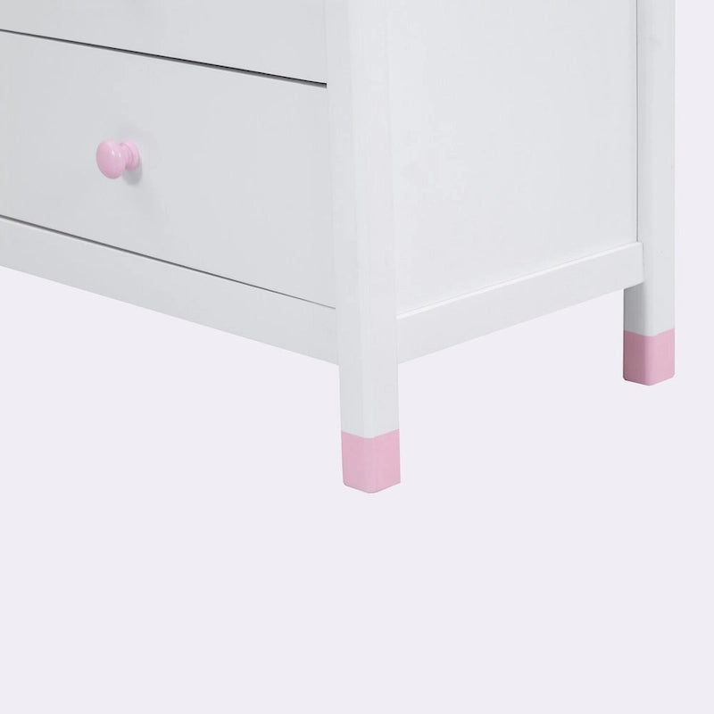 Commode de rangement en bois avec 6 tiroirs