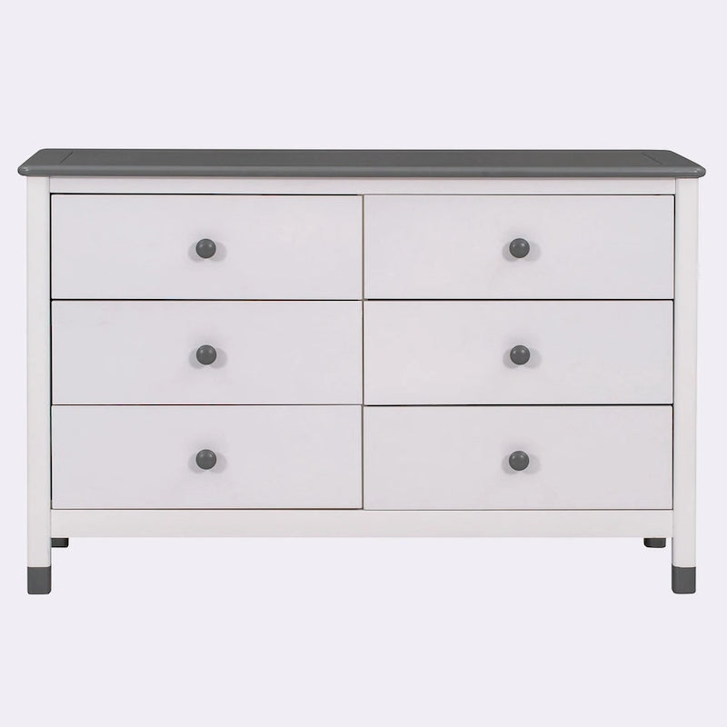 Commode de rangement en bois avec 6 tiroirs
