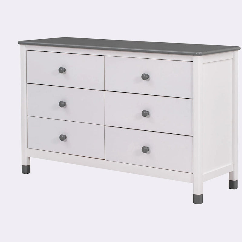 Commode de rangement en bois avec 6 tiroirs