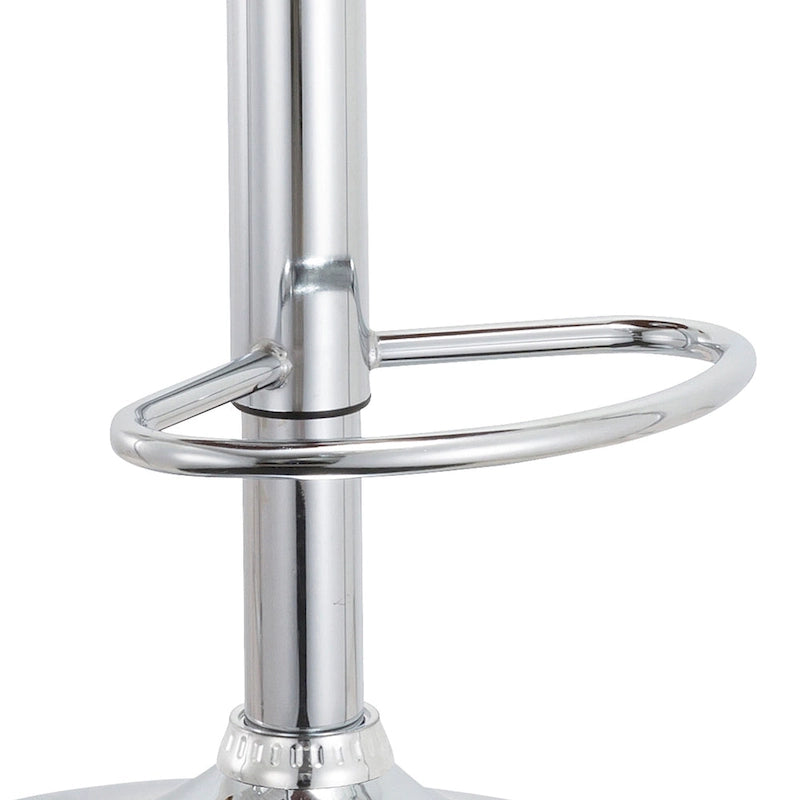 Tabouret de bar pivotant et réglable en bois et métal marron, style moderne du milieu du siècle