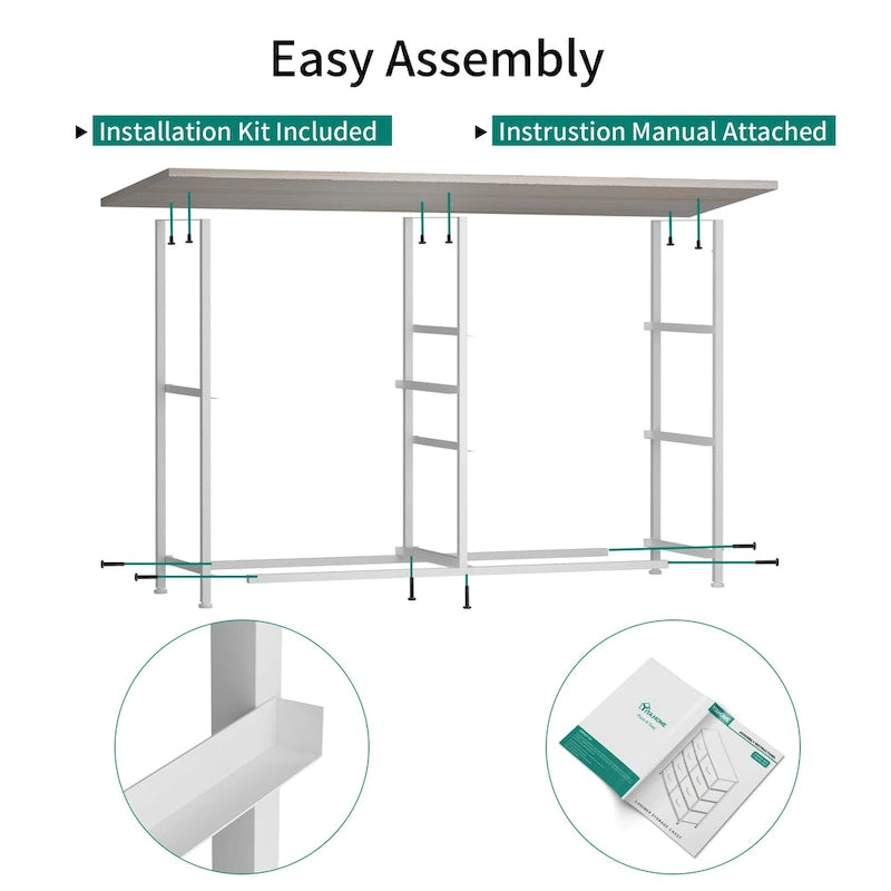 Commode de rangement à 5 tiroirs grise