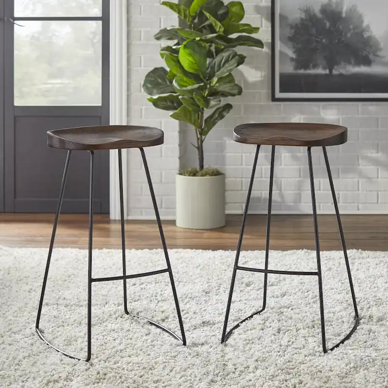 Tabourets à assise creusée Lifestorey Chapman (lot de 2)