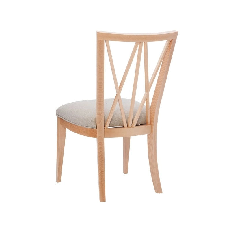 Chaise de salle à manger Markland en bois massif naturel (lot de 2)