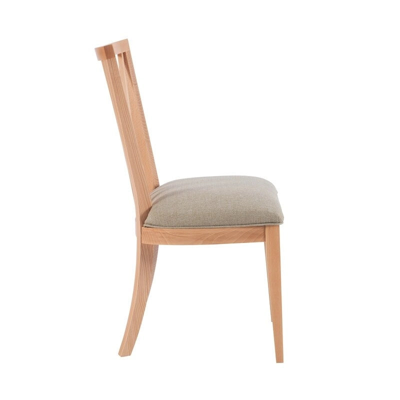 Chaise de salle à manger Markland en bois massif naturel (lot de 2)