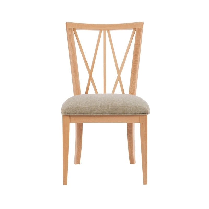 Chaise de salle à manger Markland en bois massif naturel (lot de 2)