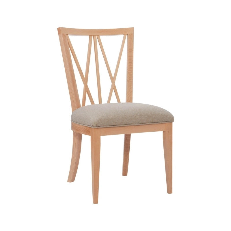 Chaise de salle à manger Markland en bois massif naturel (lot de 2)