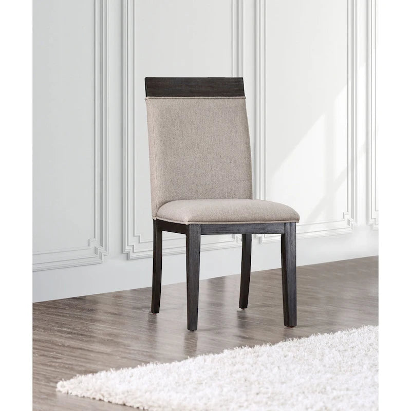 Ensemble de salle à manger contemporain marron 7 pièces Shatterley de Furniture of America