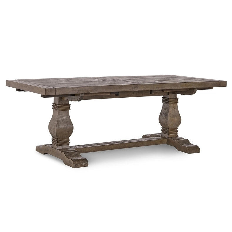 Table de salle à manger extensible Kasey en pin recyclé 84-114 par Kosas Home