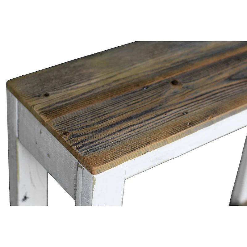 Table console blanche combinée 30x10x30