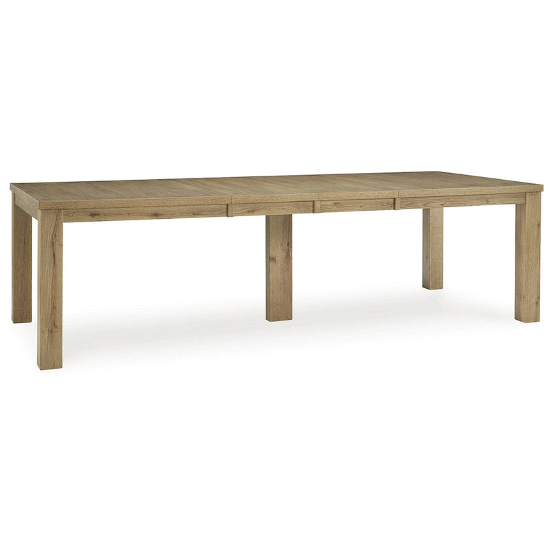 Table de salle à manger extensible marron clair Signature Design by Ashley Galliden - 44,5 cm L x 108 cm P x 30,13 cm H