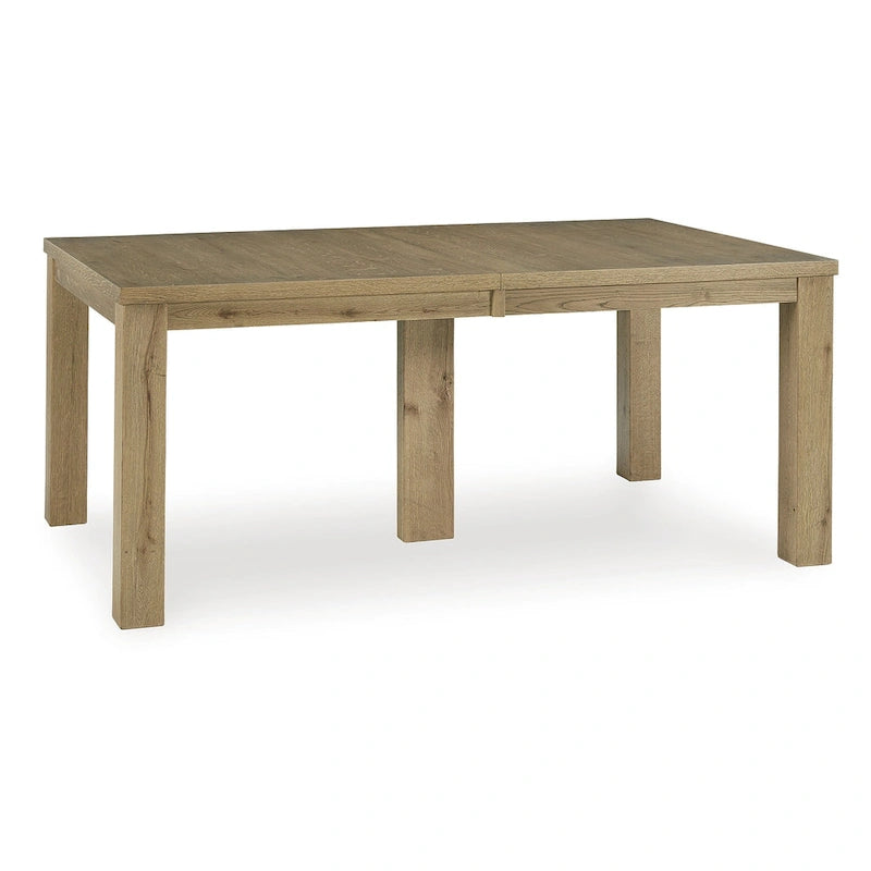 Table de salle à manger extensible marron clair Signature Design by Ashley Galliden - 44,5 cm L x 108 cm P x 30,13 cm H
