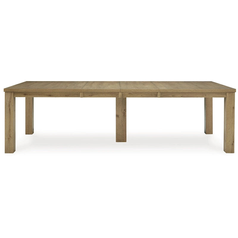 Table de salle à manger extensible marron clair Signature Design by Ashley Galliden - 44,5 cm L x 108 cm P x 30,13 cm H