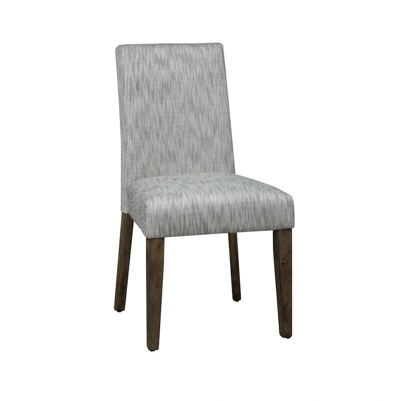 Ensemble de table rectangulaire 6 pièces Horizons Rustic Caramel avec effet vieilli Sawmark
