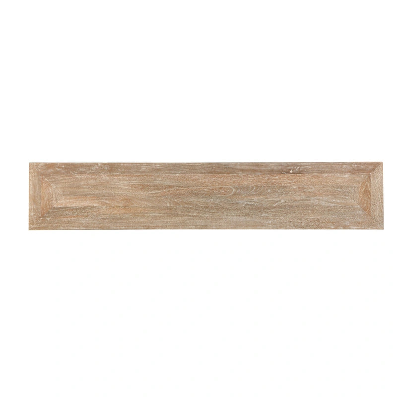 Console Fenway 74 en bois massif de manguier et métal - 188 cm de long x 35,5 cm de large x 90 cm de haut