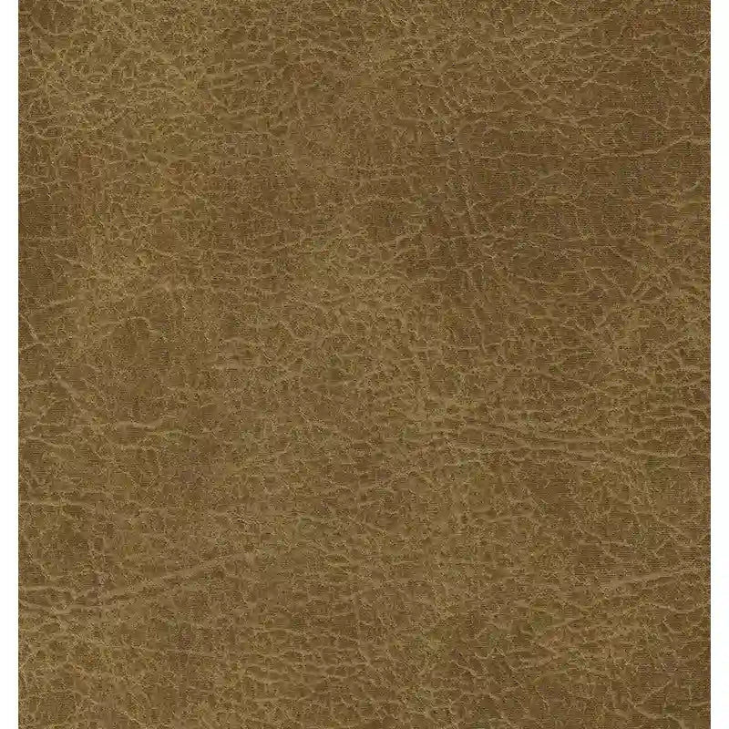 Pouf capitonné HomePop Draper marron clair