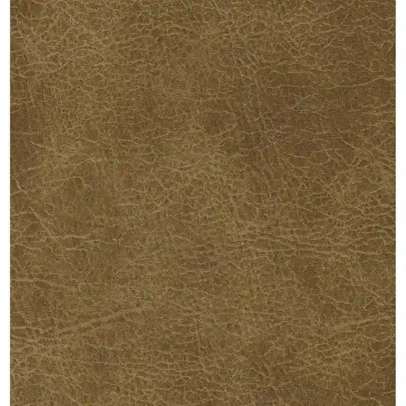 Pouf capitonné HomePop Draper marron clair