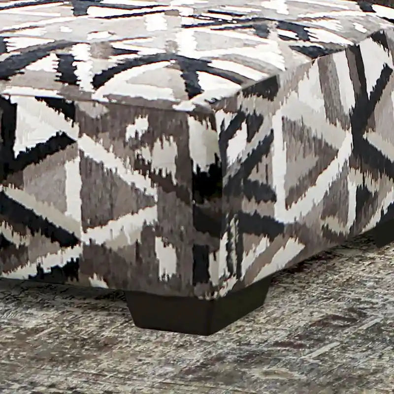 Pouf Demming Transitional Multicolore aspect lin de Furniture of America