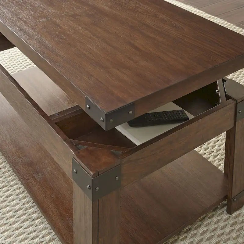 Table basse rectangulaire relevable Steve Silver Aldridge de 48 pouces