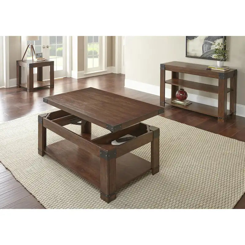 Table basse rectangulaire relevable Steve Silver Aldridge de 48 pouces