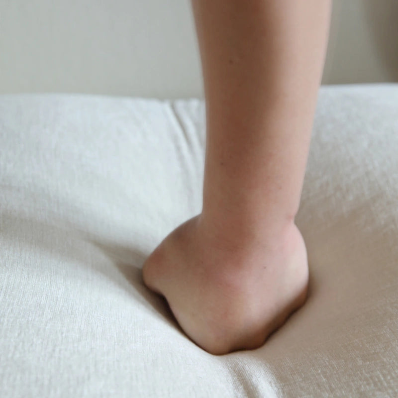 Canapé d'angle modulaire en chenille en forme de U