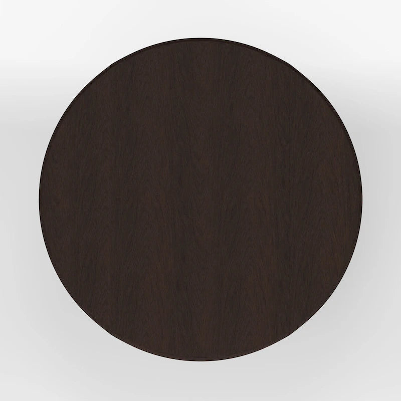 Ensemble de salle à manger 3 pièces, table ronde à abattants de 42 pouces et chaises à dossier en X