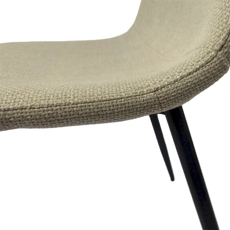 Chaises de salle à manger modernes et rembourrées (ensemble de 4)