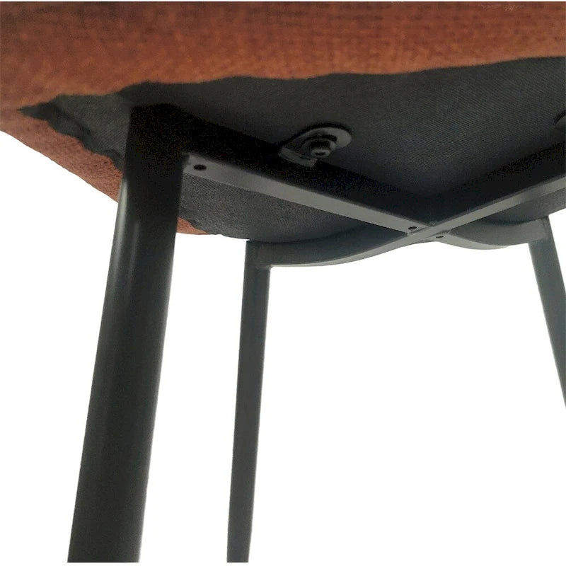 Chaises de salle à manger modernes et rembourrées (ensemble de 4)