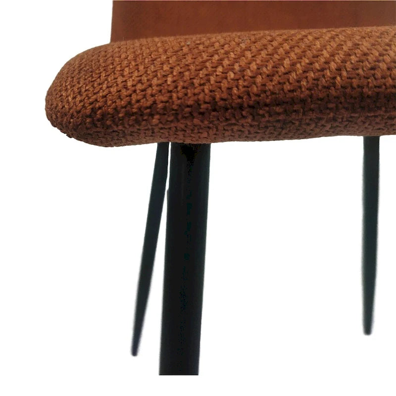 Chaises de salle à manger modernes et rembourrées (ensemble de 4)