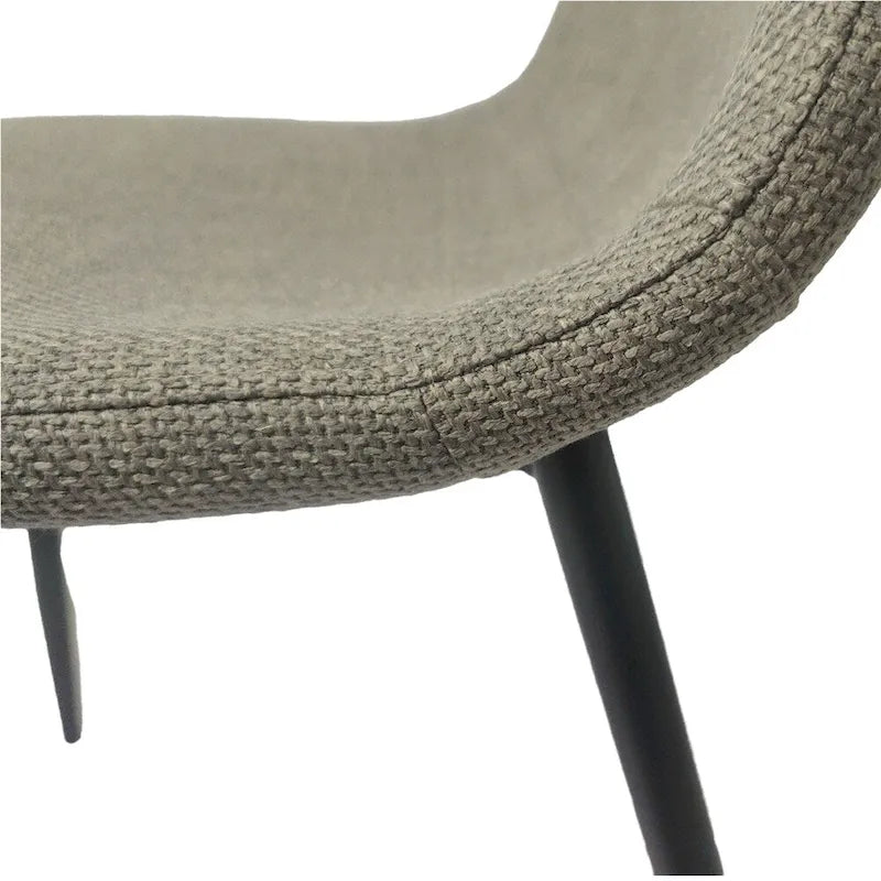 Chaises de salle à manger modernes et rembourrées (ensemble de 4)