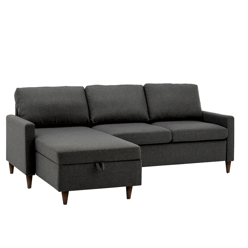 Canapé d'angle Parker avec méridienne de rangement par iNSPIRE Q Modern