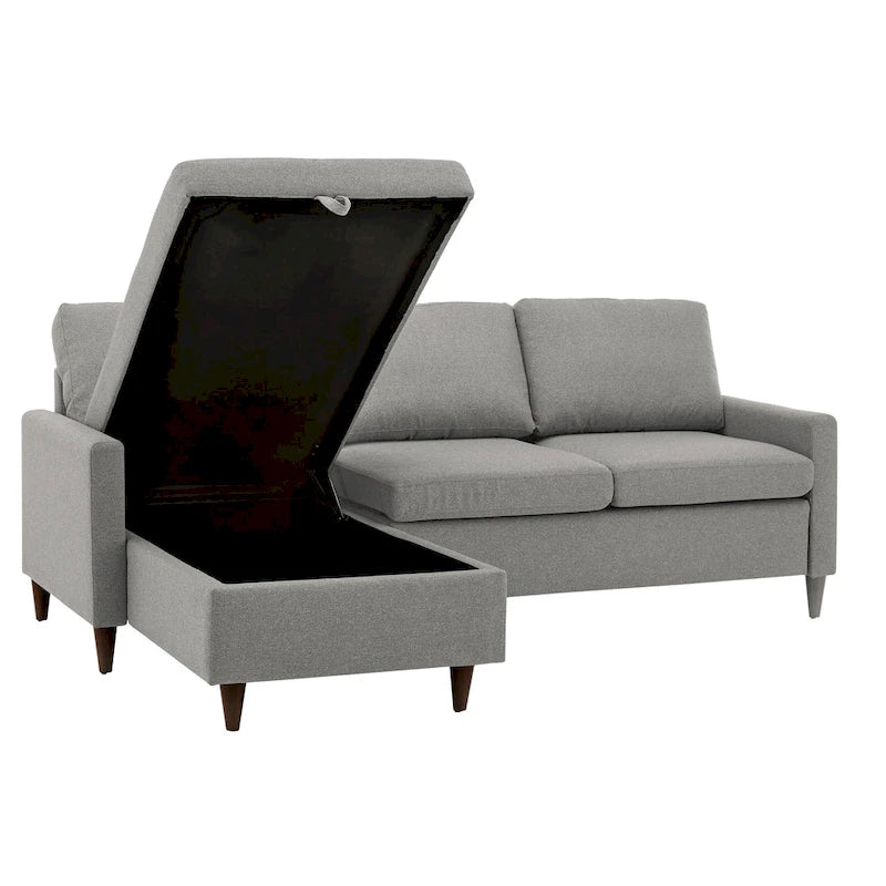 Canapé d'angle Parker avec méridienne de rangement par iNSPIRE Q Modern