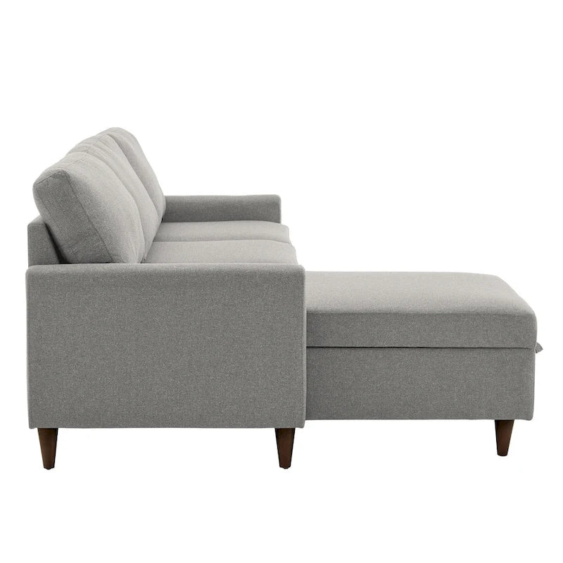Canapé d'angle Parker avec méridienne de rangement par iNSPIRE Q Modern