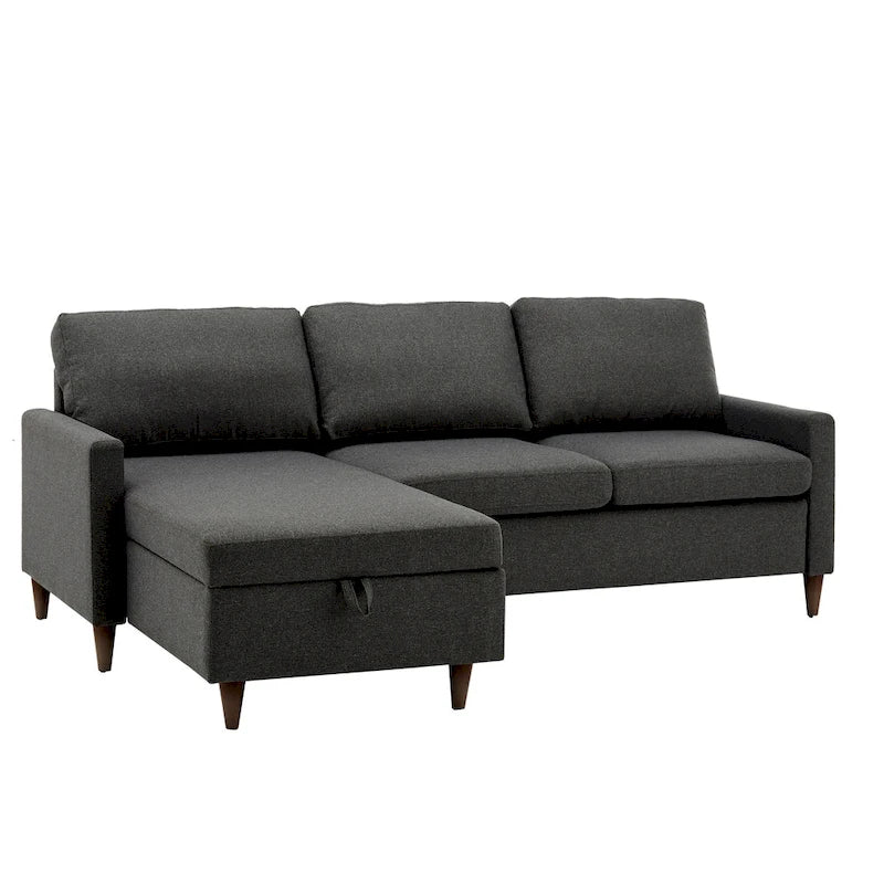 Canapé d'angle Parker avec méridienne de rangement par iNSPIRE Q Modern