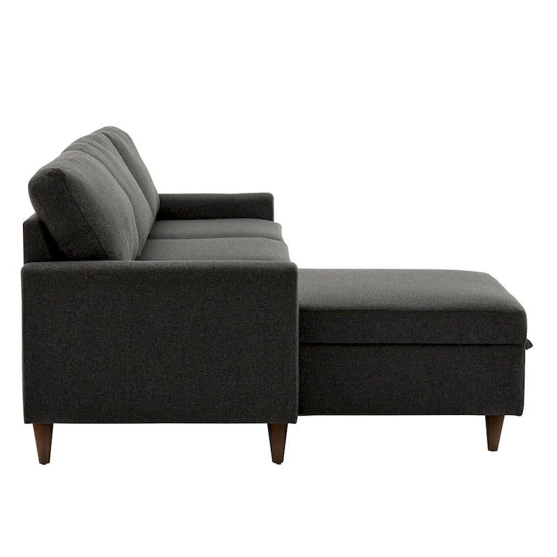 Canapé d'angle Parker avec méridienne de rangement par iNSPIRE Q Modern