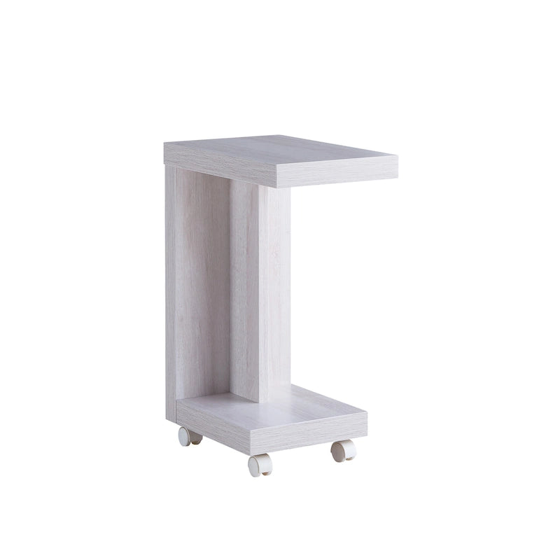 Table d'appoint mobile moderne Otis de 45,7 cm (18 pouces) à 1 étagère par Furniture of America