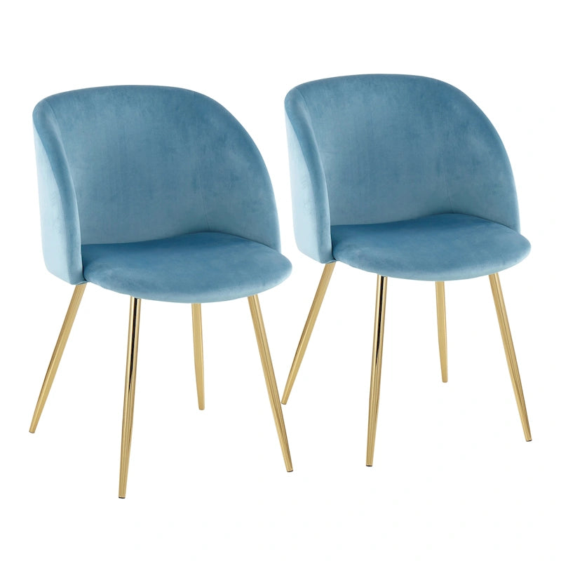 Chaises de salle à manger rembourrées Silver Orchid Harding (ensemble de 2)