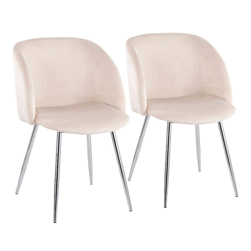 Chaises de salle à manger rembourrées Silver Orchid Harding (ensemble de 2)