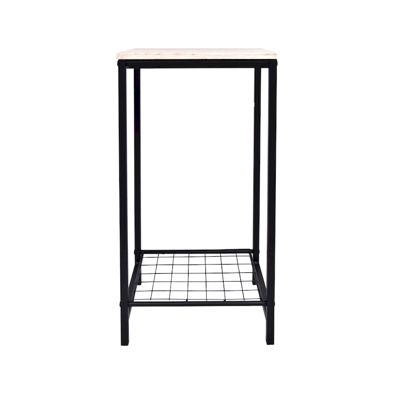 Table d'appoint à 2 niveaux pour salon