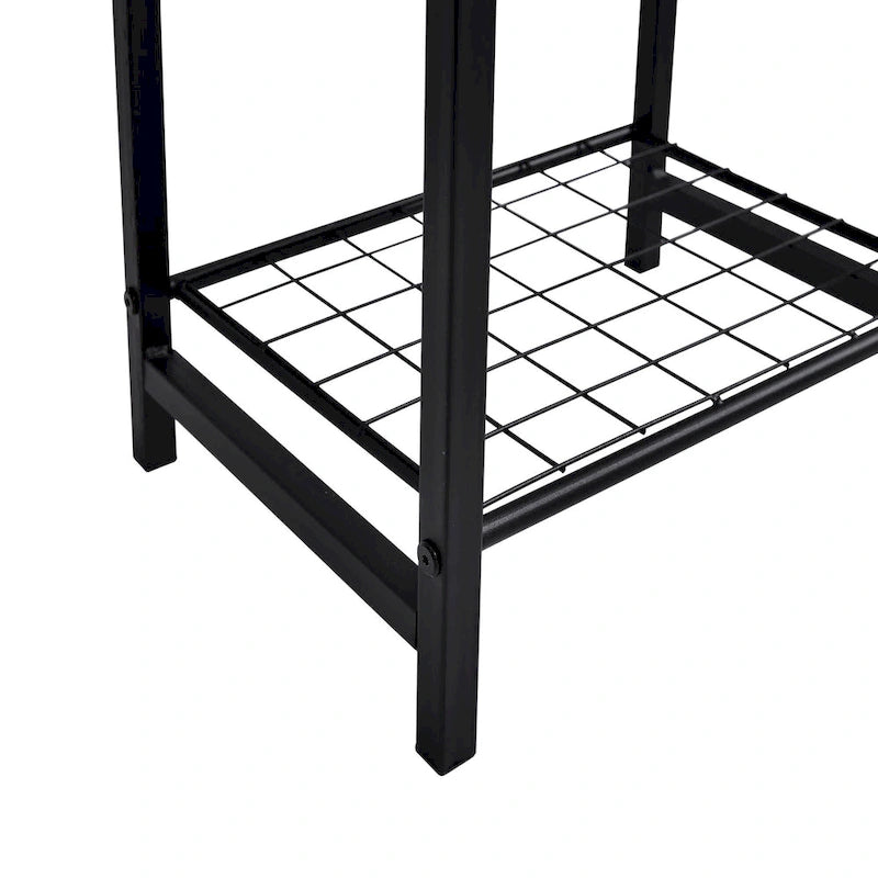 Table d'appoint à 2 niveaux pour salon