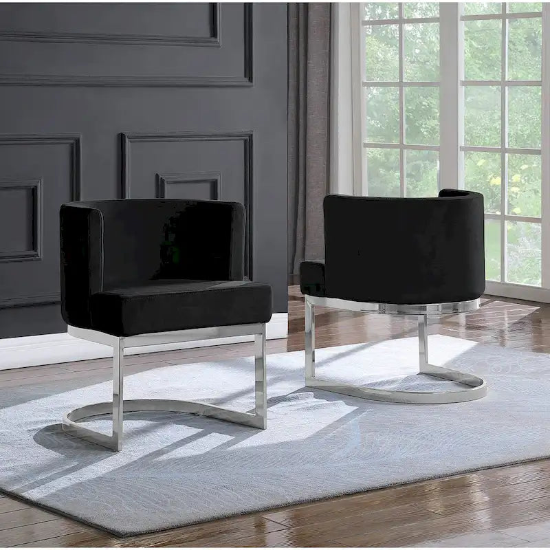 Fauteuil de loisirs de qualité supérieure avec base chromée (unité)