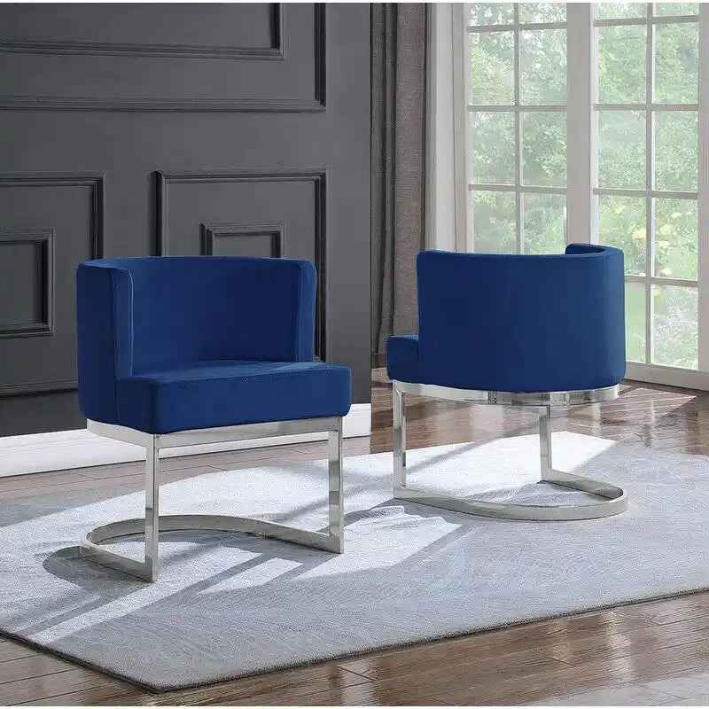 Fauteuil de loisirs de qualité supérieure avec base chromée (unité)