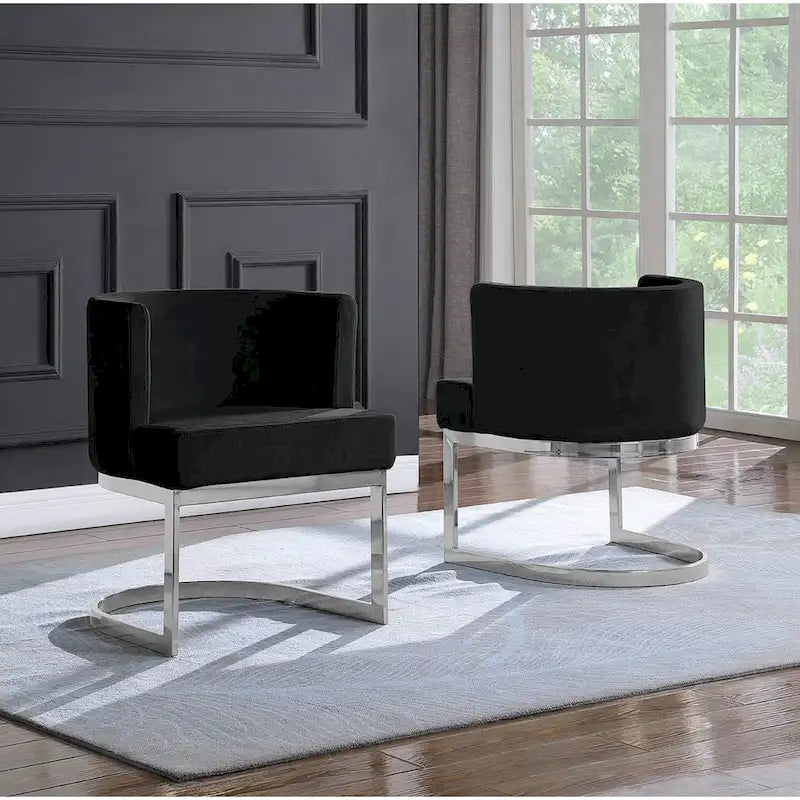 Fauteuil de loisirs de qualité supérieure avec base chromée (unité)