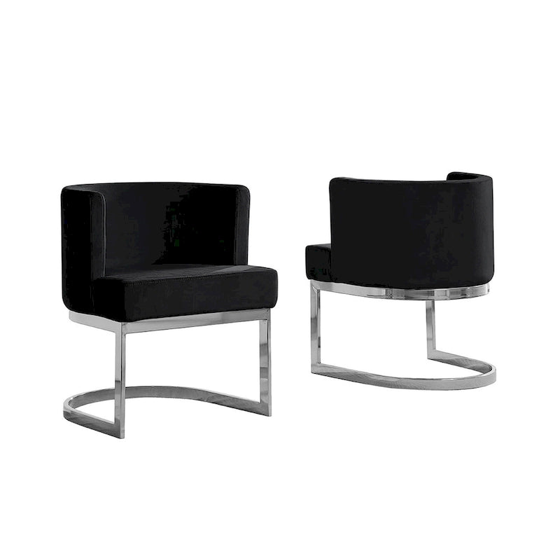 Fauteuil de loisirs de qualité supérieure avec base chromée (unité)